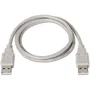 AISENS - CABLE USB 2.0, TIPO A/M-A/M, BEIGE, 1.0M